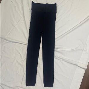 Black Fleece Lined Leggings